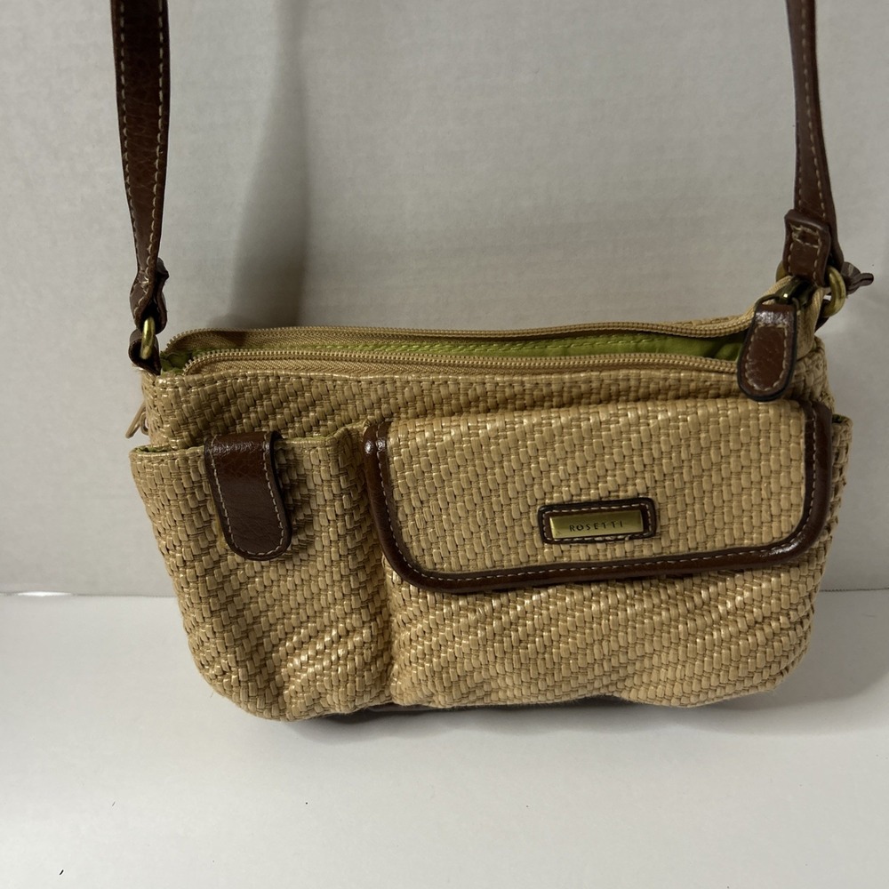 Rosetti Inner Dividers Adjustable Strap Women's Crossbody Purse